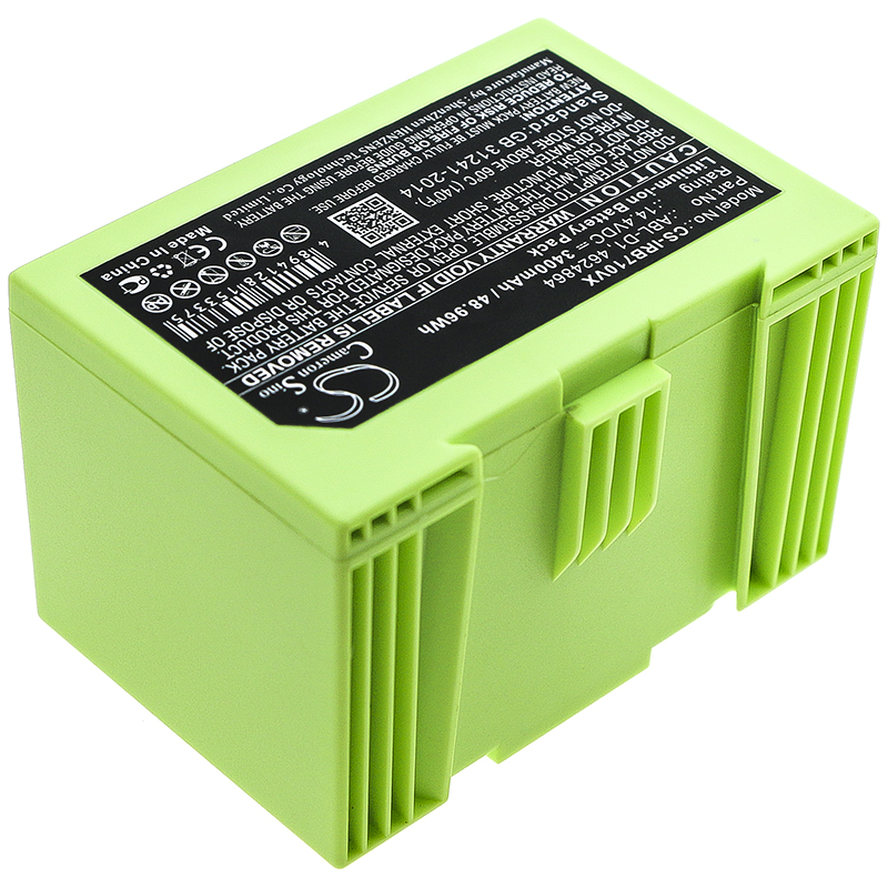 Batteri til iRobot ABL-D1,4624864,ABL-D2,ABL-F,ABL-D2B,4763362 3400 mAh