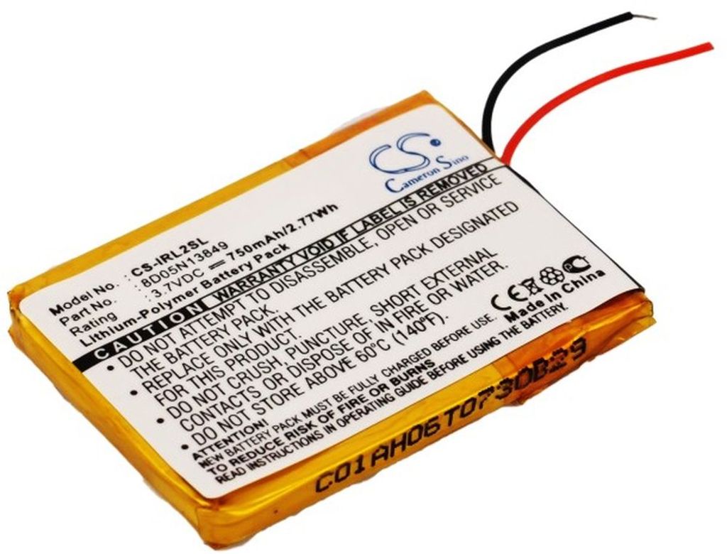 Batteri til iRiver 8D05N13849 750 mAh