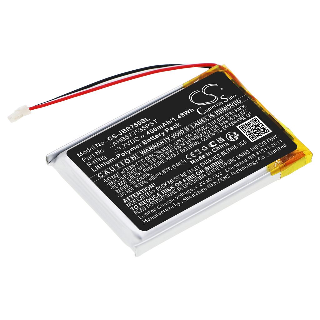 Batteri til Jabra AHB572535PST 400 mAh