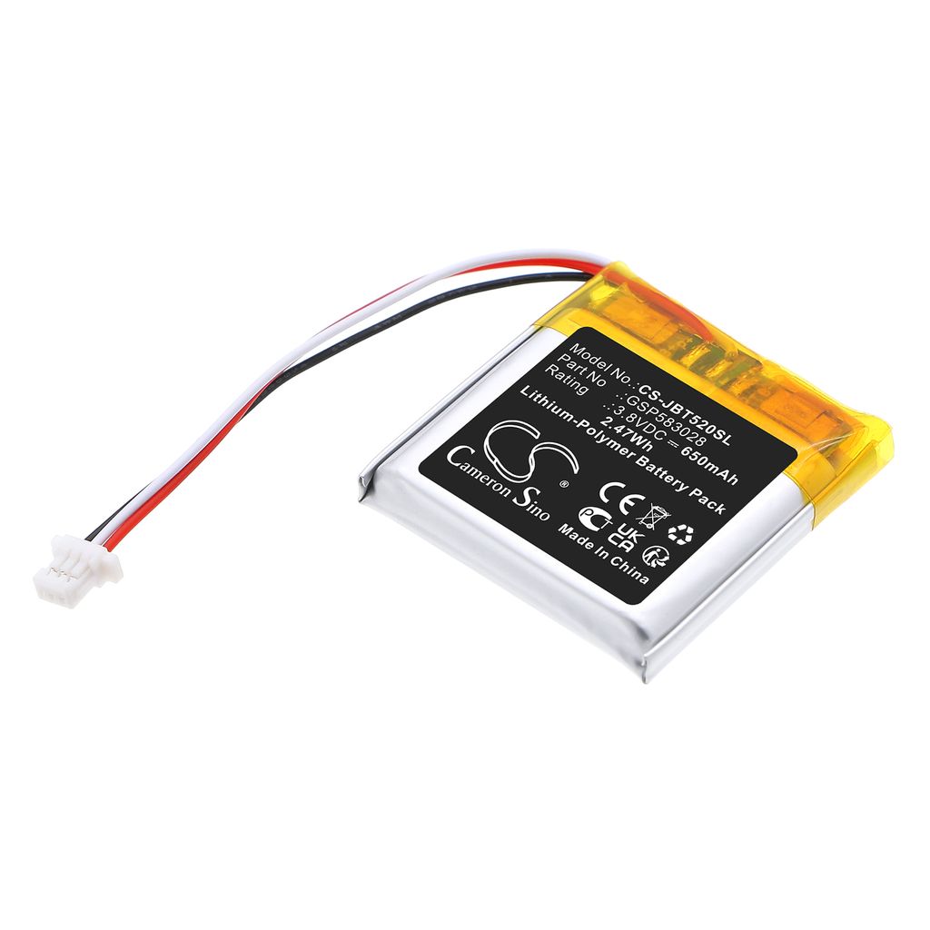 Batteri til JBL GSP583028 650 mAh