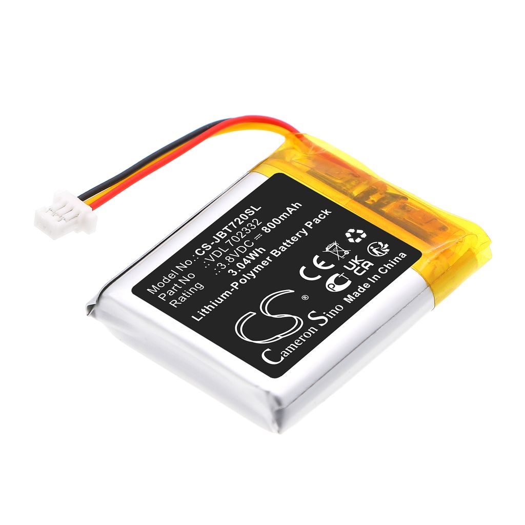 Batteri til JBL VDL 702332 800 mAh