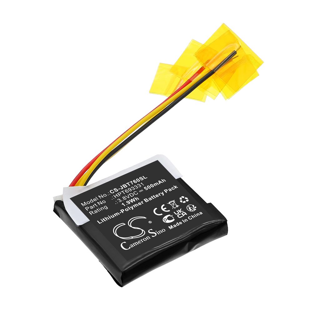 Batteri til JBL HPT693331 500 mAh