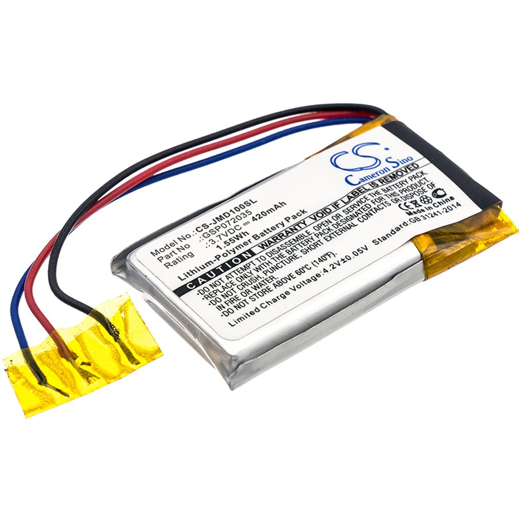 Batteri til JBL GSP072035 420 mAh
