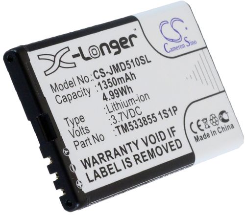 Batteri til JBL TM533855 1S1P 1350 mAh
