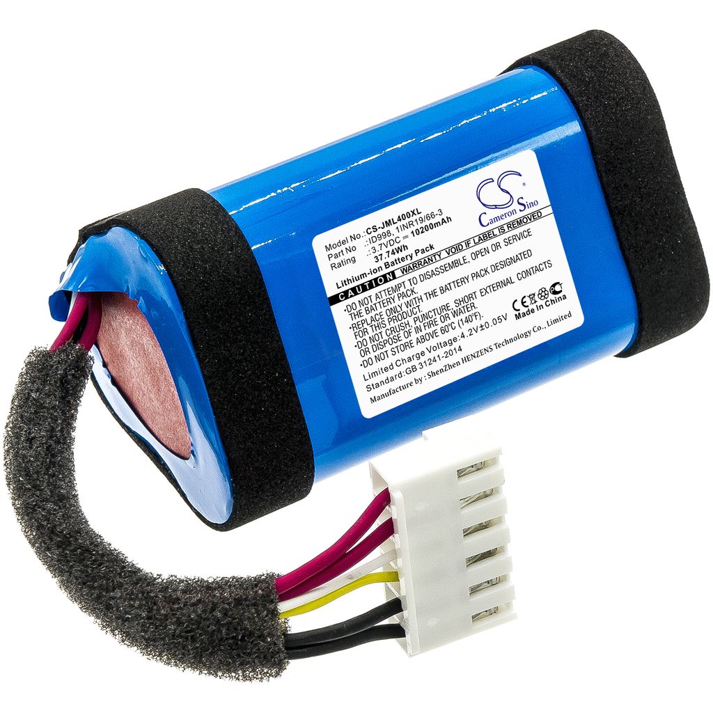 Batteri til JBL ID998,1INR19/66-3,SUN-INTE-118,IY1068,ID998-B,SUN-INTE-156 10200 mAh