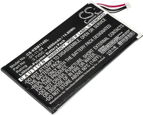 Batteri til Kobo D1-11-04 4000 mAh