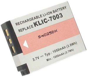 Batteri til Kodak KLIC-7003 (1050mAh)