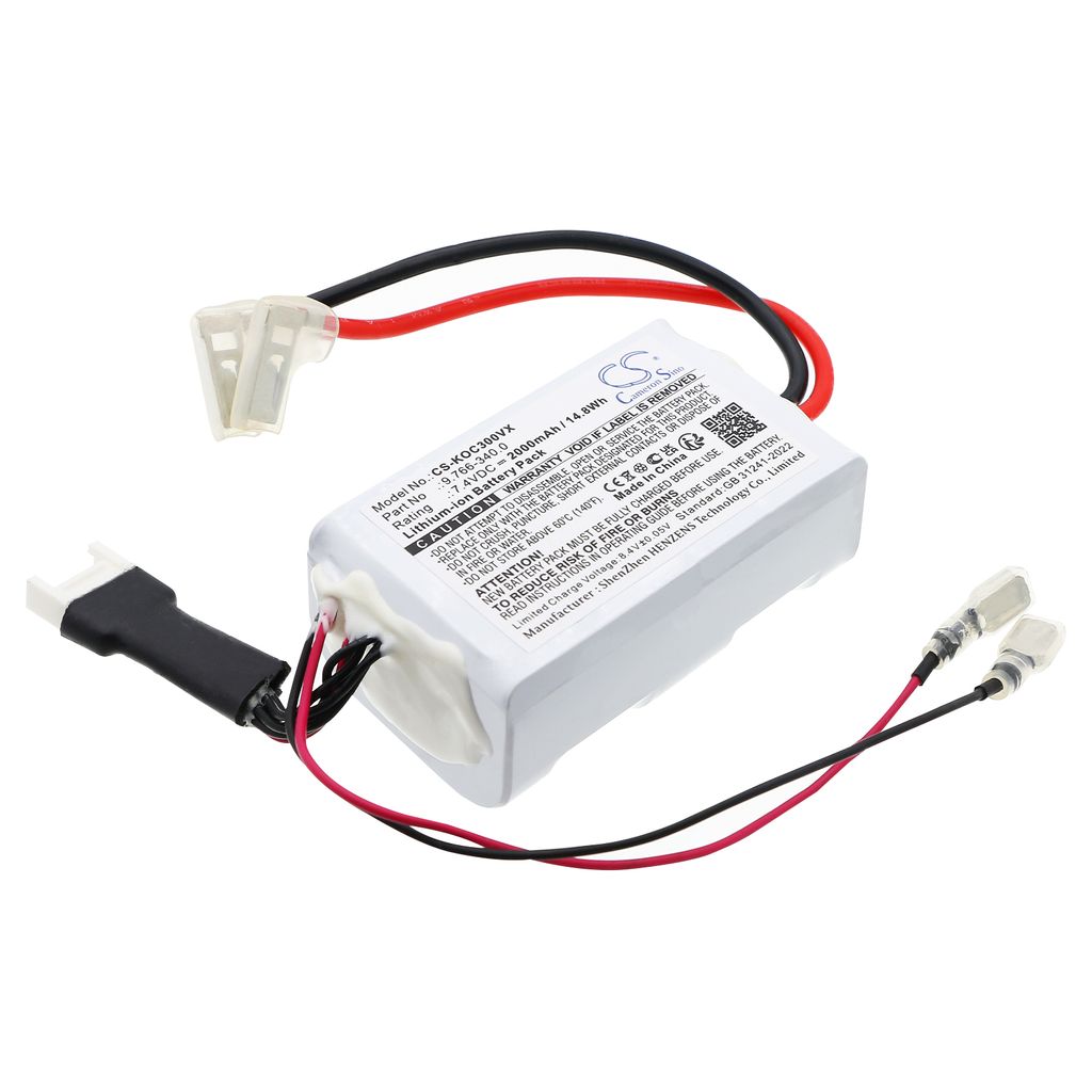 Batteri til Karcher 9.766-340.0 2000 mAh