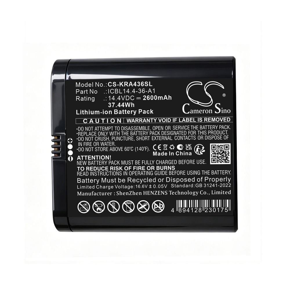 Batteri til IKEA ICBL14.4-36-A1 2400 mAh