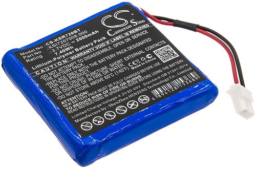 Batteri til Ksenia KSI7207008.000 2000 mAh