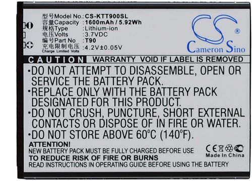 Batteri til K-Touch T90 1600 mAh