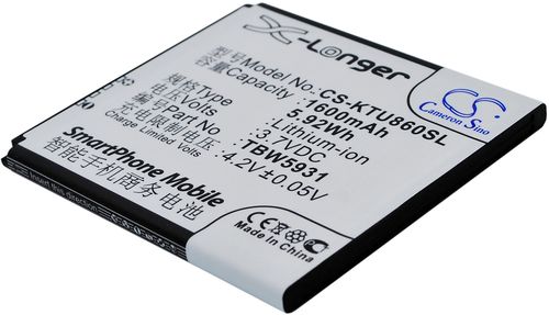 Batteri til K-Touch TBW5931 1600 mAh