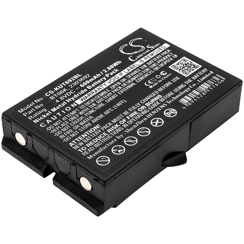 Batteri til Ikusi 2303692,BT06K 600 mAh