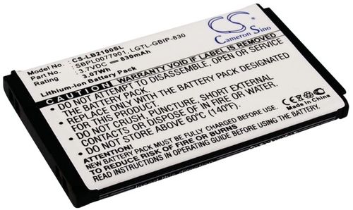 Batteri til LG SBPL0077904,SBPL0077901,LGTL-GBIP-830 830 mAh