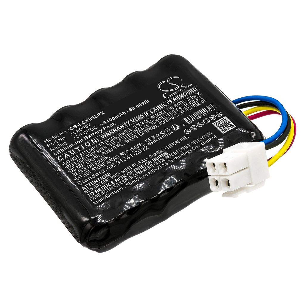 Batteri til Landxcape 50046811,LA0007 3400 mAh