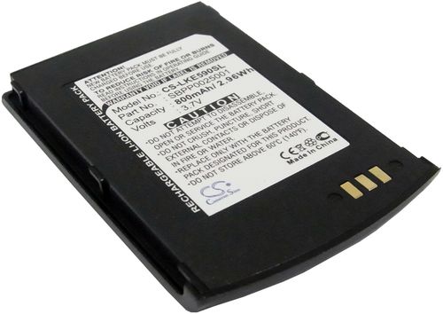 Batteri til LG LGLP-GBNM,SBPP0025001 800 mAh