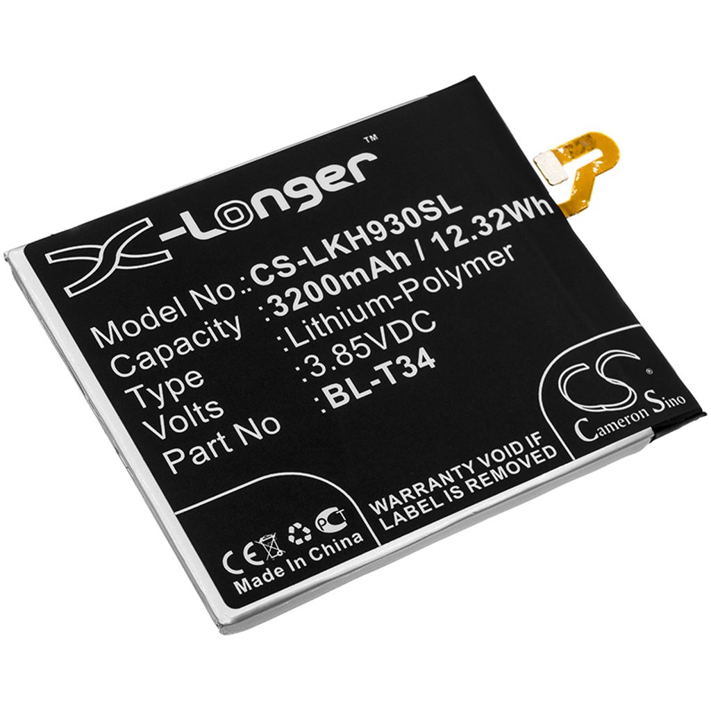 Batteri til LG BL-T34,EAC63538921 3200 mAh