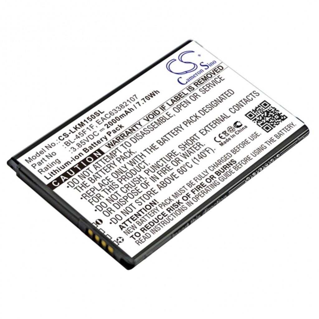 Batteri til LG BL-45F1F,EAC63321601,EAC63361401,EAC63361407,EAC63382101,EAC63382101LL,EAC63382101LLL,EAC63382107,EA 2000 mAh