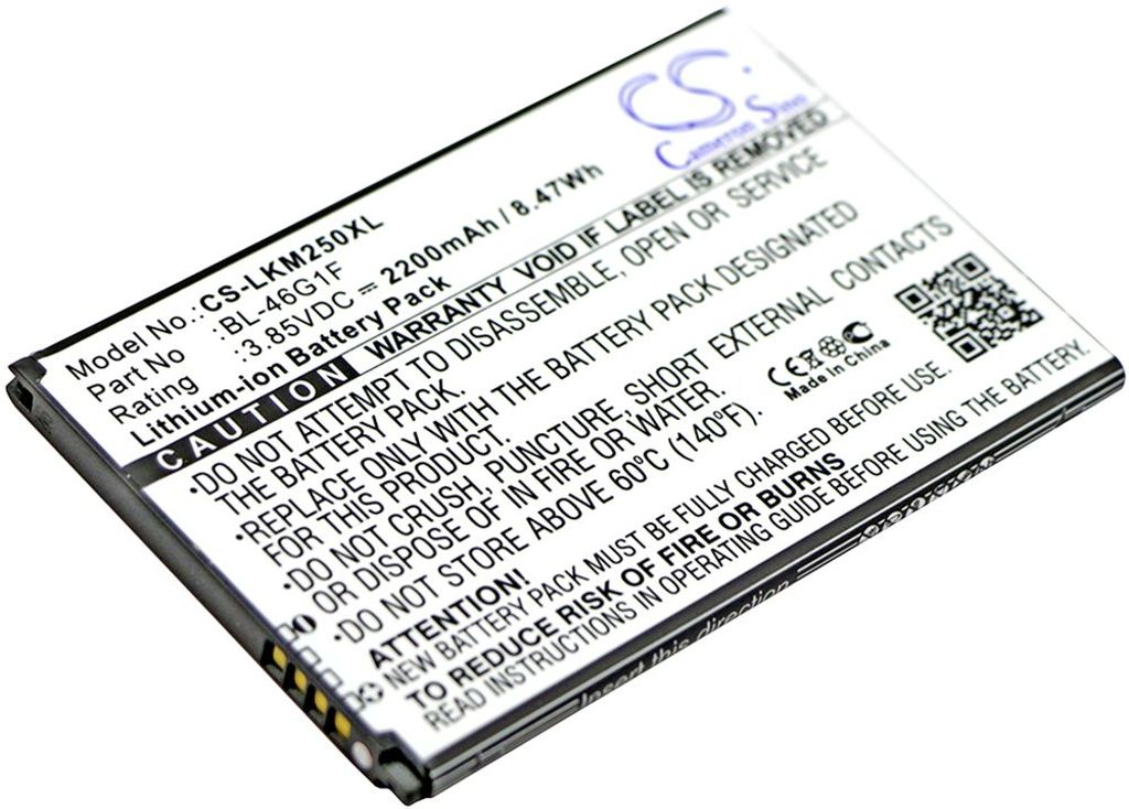Batteri til LG BL-46G1F 2200 mAh