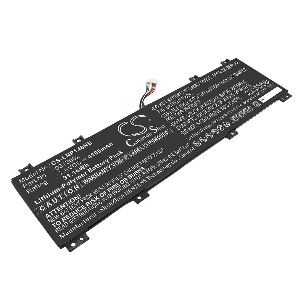 Batteri til Lenovo 0813002,5B10K65026,NC140BW1-2S1P 4100 mAh