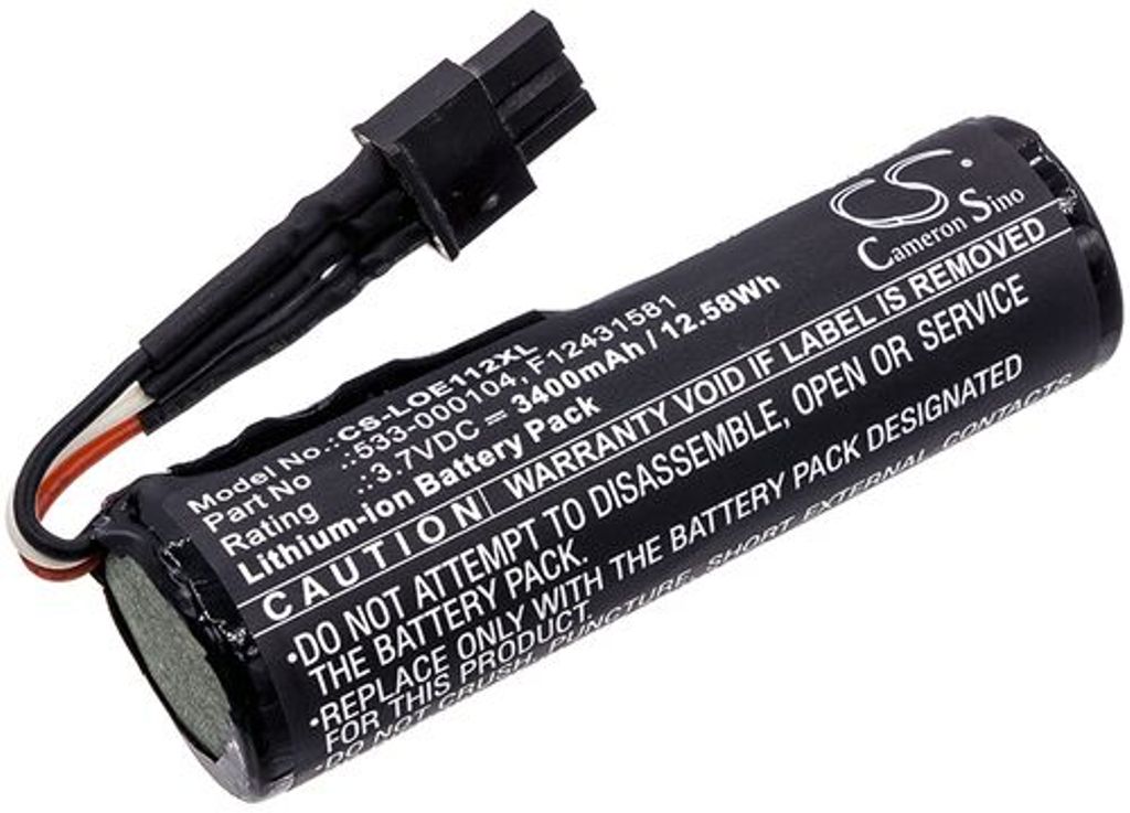 Batteri til Logitech 533-000104,F12431581 3400 mAh