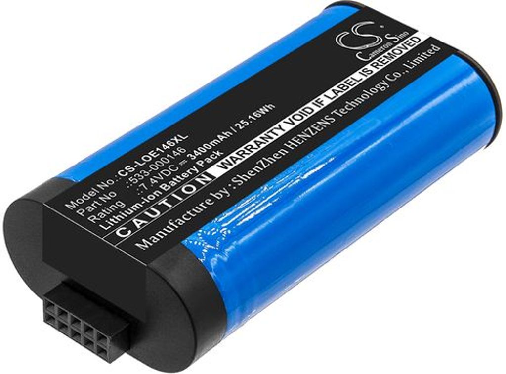 Batteri til Logitech 533-000146 3400 mAh
