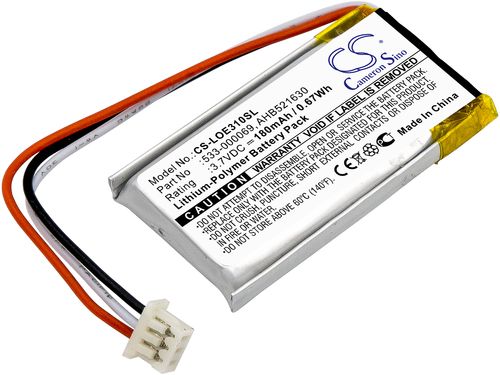 Batteri til Logitech 533-000069,AHB521630 180 mAh