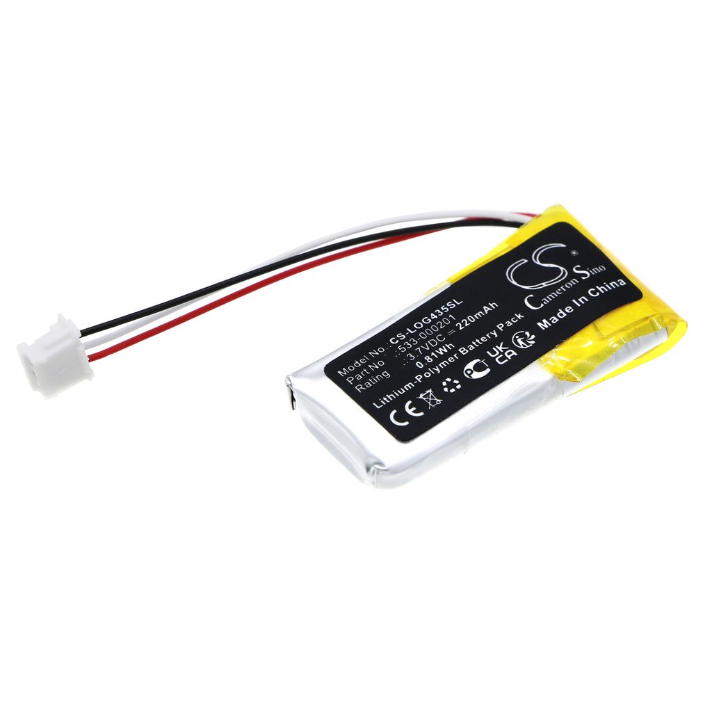 Batteri til Logitech 533-000201,521630 220 mAh