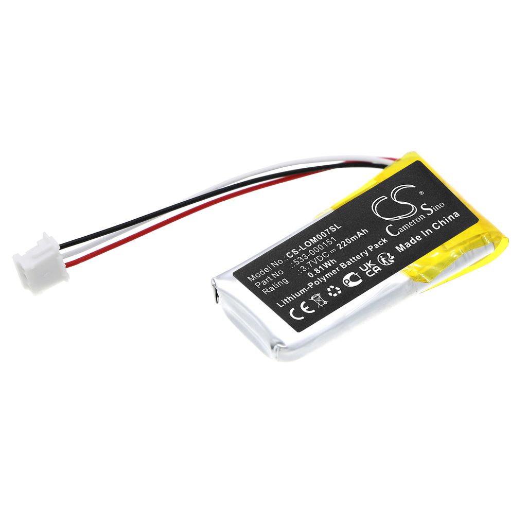 Batteri til Logitech 533-000151,533-000208,533-000211,AHB521630PJT-04 220 mAh