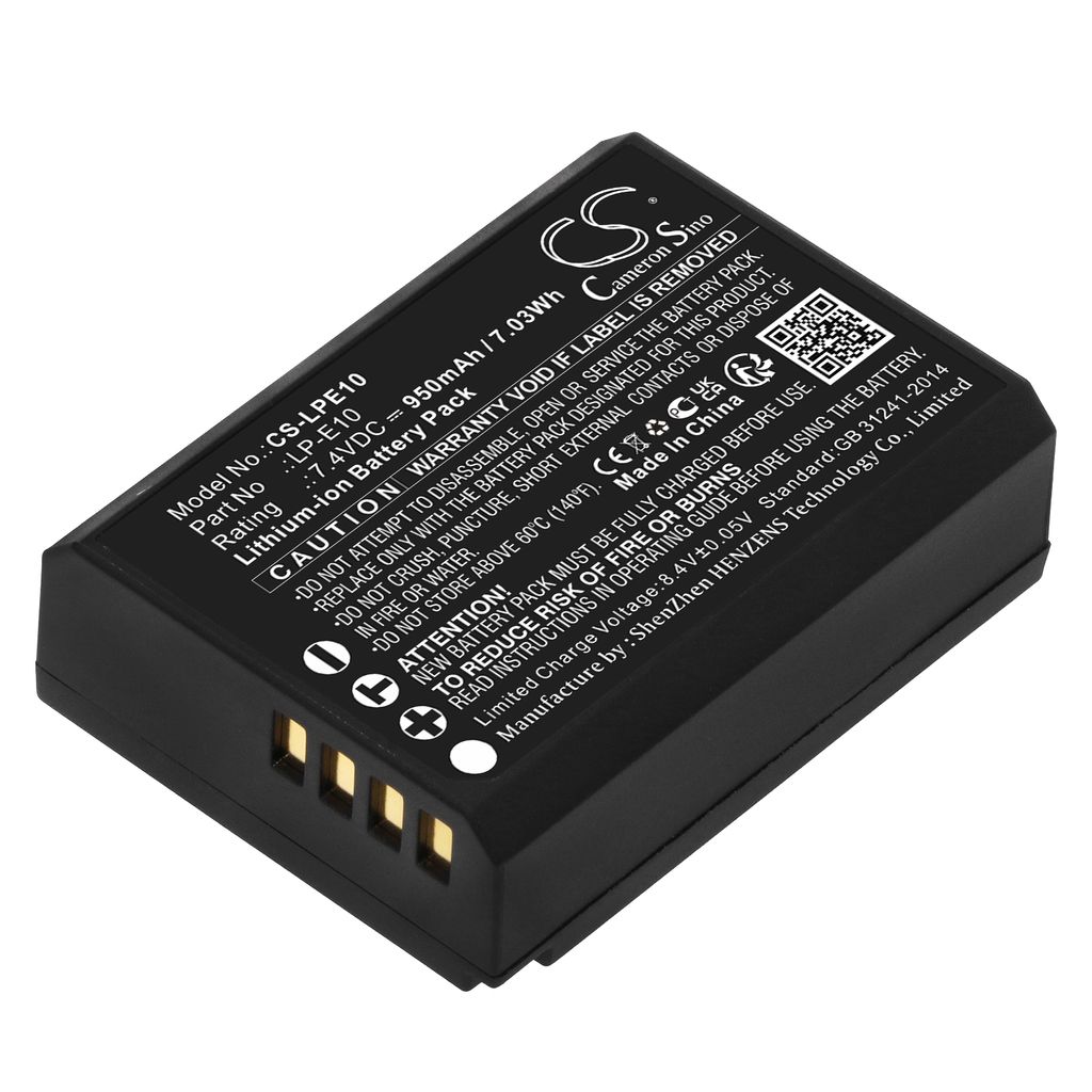 Batteri til Canon LP-E10 (950mAh)