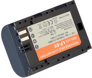 Batteri til Canon LP-E6 (1800mAh)