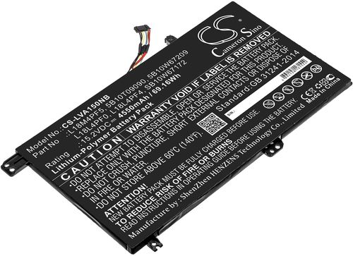 Batteri til Lenovo 5B10T09090,5B10W67209,L18M4PF5,SB10W67172,L18L4PF0,L18L4PF4 4550 mAh