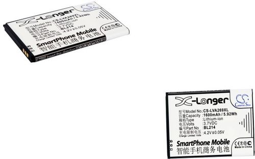 Batteri til Lenovo BL214,BL203 1600 mAh
