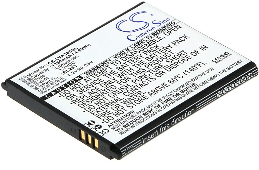 Batteri til Lenovo BL233 1350 mAh