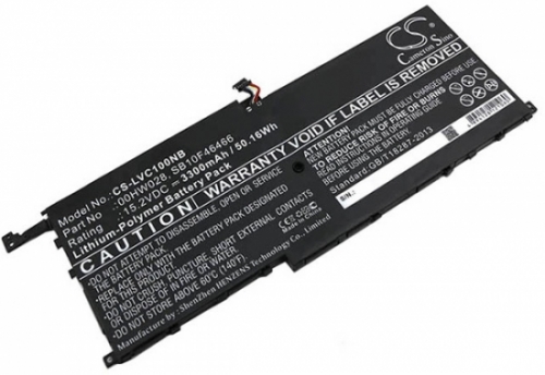 Batteri til Lenovo 00HW028,SB10F46466,01AV409,01AV410,01AV440,01AV441,01AV444,01AV457,01AV458,4ICP4/48/123,4ICP4/48/125 3300 mAh