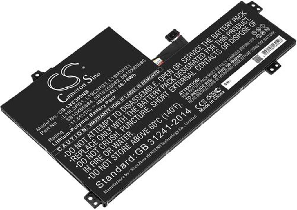 Batteri til Lenovo L19L3PG1,5B10X65684,L19C3PG1,5B10X65682,L19M3PG1,5B10X65680,L17L3PB0,L17M3PB0,5B10S75394,5B10T36868, 4050 mAh