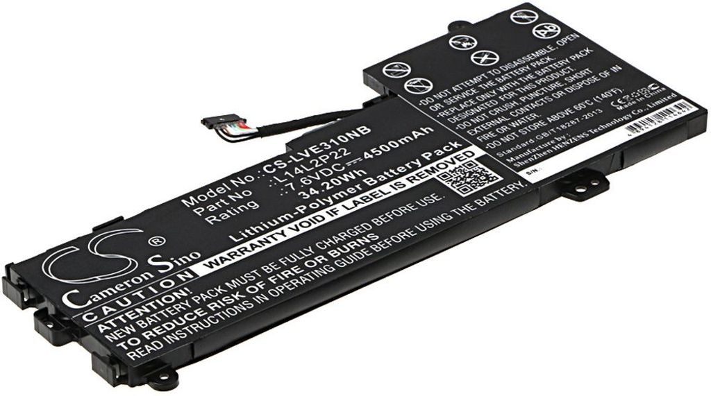 Batteri til Lenovo L14L2P22 4500 mAh