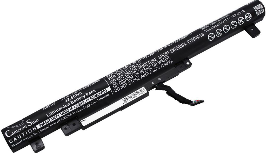 Batteri til Lenovo L13M4A61,L13S4A61,L13L4A61,121500262,L13L4E61,121500260,L13S4E61,L13S4E61(2INR19/66-2) 4400 mAh