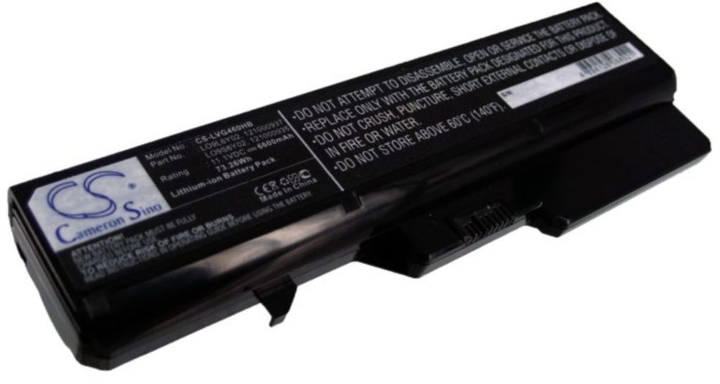 Batteri til Lenovo 121000935,121000937,121000938,121000939,121000992,121000994,121001071,121001089,121001091,121001094, 6600 mAh