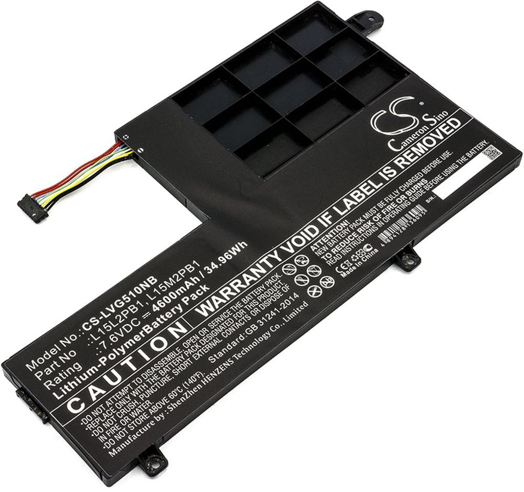 Batteri til Lenovo L15L2PB1,L15M2PB1,5B10K84491,5B10K84639,5B10K85056,L15C2PB1 4600 mAh