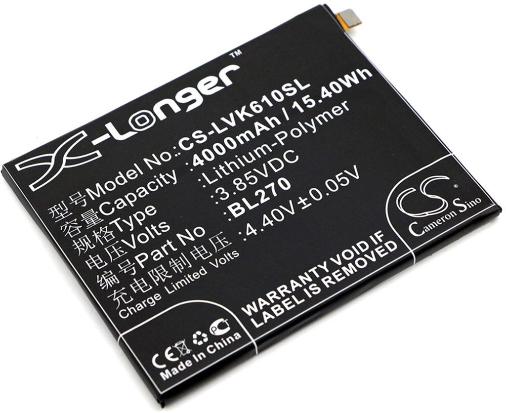Batteri til Motorola BL270 4000 mAh