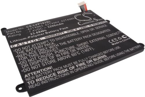 Batteri til Lenovo 42T4963,42T4964,42T4985,42T4965,42T4966 3200 mAh