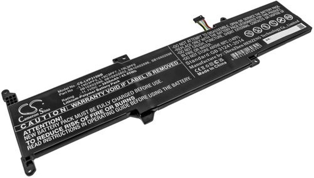 Batteri til Lenovo L19D3PF5,5B10X02599,L19C3PF7,5B10X02602,L19L3PF5,SB10X02596,SB10X02598,SB10X02601 3950 mAh