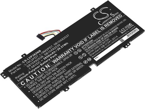 Batteri til Lenovo L19C2PD7,5B10X82537,L19M2PD7,SB10X82538,SB10X82539,5B10X82536 3850 mAh