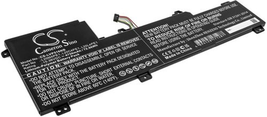 Batteri til Lenovo L20C4PE1,L20L4PE1,L20M4PE1 4750 mAh