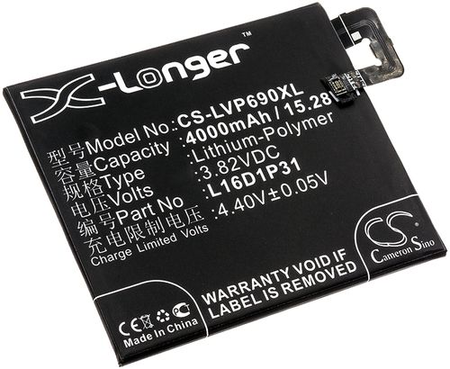 Batteri til Lenovo L16D1P31 4000 mAh