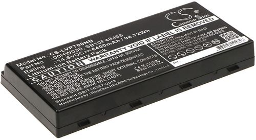 Batteri til Lenovo 00HW030,4ICR18/65-2,4X50K14092,SB10F46468,01AV451,5B10W13950,OOHWO30,SB10T83193 6400 mAh