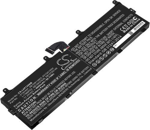 Batteri til Lenovo 01AV497,5B10W13903,931QA100H,L17M6P52,SB10K97636,SB10T83146,01AV498,3ICP6/54/90-2,L17C6P51,SB10K9763 8600 mAh
