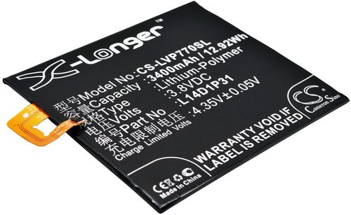 Batteri til Lenovo L14D1P31 3400 mAh