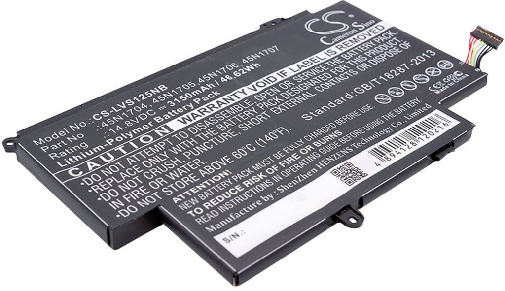 Batteri til Lenovo 45N1704,45N1705,45N1706,45N1707 3150 mAh